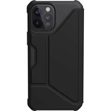 Чехол для iPhone Urban Armor Gear UAG Metropolis (PU) Satin Black (112366113840) for iPhone 12 Pro Max: Цвет черный