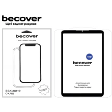 Аксессуар для планшетных ПК BeCover Tempered Glass 10D Black for Xiaomi Redmi Pad SE 8.7 (712126): Цвет черный