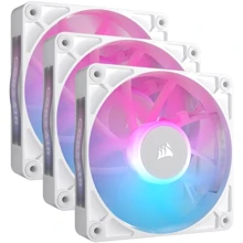 Кулер Corsair iCUE Link RX120 RGB PWM White Triple Pack (CO-9051022-WW): Уровень шума, dB 10-36