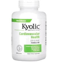 Kyolic Aged Garlic Extract Cardiovascular Health Original Formula 100 Экстракт выдержанного чеснока 300 капсул: Форма выпуска Капсулы