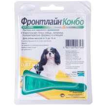 Спот-Он Merial Frontline Комбо S от блох и клещей для собак весом 2-10 кг (3661103027560): Тип Капли