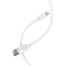 Кабель Borofone USB Cable to Lightning 1m White (BX14): Тип USB-C - Lightning