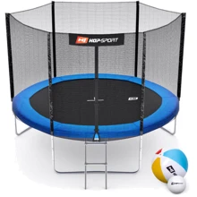 Батут Батут Hop-Sport 10ft (305cm) blue з зовнішньою сіткою 3 ноги: Производитель Hop-Sport