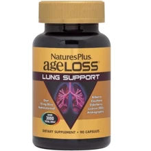 Natures Plus AgeLoss lung support Комплекс для поддержки легких 90 капсул: Форма выпуска Капсулы