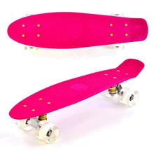 Пенни борд Best Board малиновый 55 см (9090): Тип пенни борд