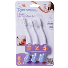 Набор удобных зубных щеток Dreambaby 3 этапа (F323): Производитель Dreambaby