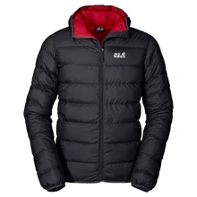 Пуховик Jack Wolfskin Helium Men 1200573-6350 46 темно-сірий зимовий з капюшоном: Вид Пуховики