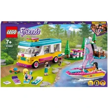 LEGO Friends Лесной дом на колесах и парусная лодка (41681): Серия Friends