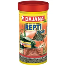 Корм для всіх видів водяних черепах Dajana Repti Gran у гранулах 250 мл/110 г (DP150B (5027)): Призначення Для плотоядных рептилий