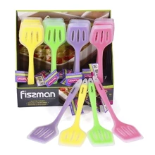 Лопатка кухонна з прорізами Fissman PR-7744.TR: Матеріал силикон