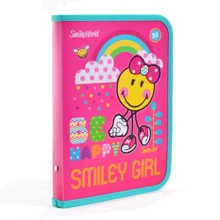 Папка для тетрадей пластиковая на молнии В5, 1 Вересня Smiley World(pink) (491363): Тип Папка для тетрадей