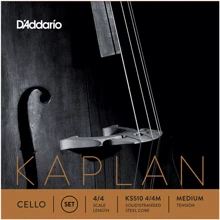 Струны D`ADDARIO KS510 4/4M KAPLAN CELLO STRINGS 4/4 MEDIUM: Назначение Для виолончели