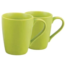 Набір з 2 кухлів Fissman Lime Green 300 мл (SC-9321.250: Тип Чашка