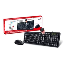 Комплект беспроводной Genius Smart KM-8200 WL Black Ukr (31340003410): Назначение Для ПК