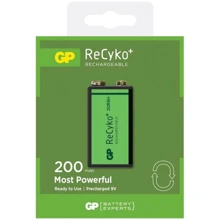 GP Batteries Krona 200mAh NiMh 1шт ReCyko+ (20R8HBE-U1): undefined undefined