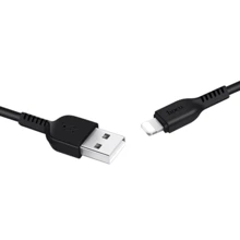 Кабель Hoco USB Cable to Lightning X20 Flash Charged 1m Black: Тип USB Cable - Lightning