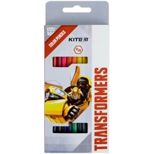 Олівці кольорові Kite Transformers 24 кольори двосторонні (TF22-054): Тип Цветные