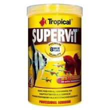 Сухой корм Tropical Supervit для всех аквариумных рыб в хлопьях 1 л (5900469771068): Вид корма Хлопья