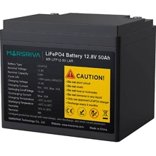 Аккумуляторная батарея Marsriva 12.8 V, 50Ah UA: Тип LiFePO4