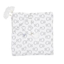 Плед Twins Rabbits муслиновый 90x90 см утепленный светло-бежевый (1611-PMУ90х90-202R): Тип плед