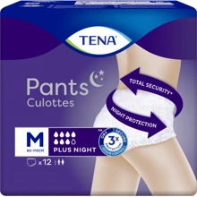Tena Pants Plus Night Medium Труси-підгузники для дорослих 12 шт.: Класифікація Лікувальна