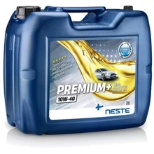 Олія моторна Neste Premium+ 10W40 API SN/CF напівсинтетична 20л: Тип напівсинтетичне