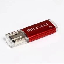 USB-флешка Mibrand 4GB Cougar USB 2.0 Red (MI2.0/CU4P1R): Стандарт USB USB 2.0