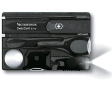 Мультитул Victorinox Swisscard Lite/12 функций/черный прозрачный (0.7333.T3B1): Тип Карта