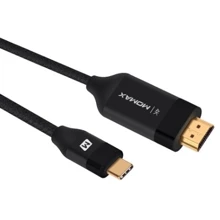 Кабель Momax Cable USB-C до HDMI Elite Link 2m Black: Тип USB-C - HDMI M