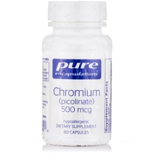 Pure Encapsulations Chromium (Picolinate), 500 mcg, 60 Capsules (PE-00062): Тип хром