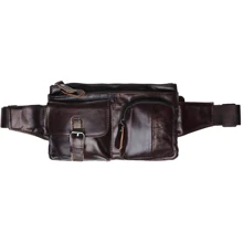 Мужская поясная сумка Keizer коричневая (k1886-dark brown): Пол Мужской