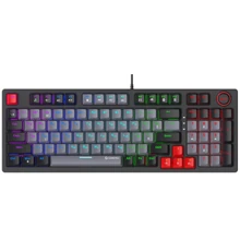 Клавіатура GamePro MK120 Red Switch USB Black (MK120R): Підключення проводное