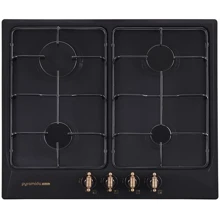 Варочная поверхность газовая Pyramida PFE 644 Black RUSTICO: Размеры для встраивания (ШxГ) 55x47 см