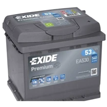 Автомобільний акумулятор EXIDE 6СТ-53 АзЕ PREMIUM EA530: Ємність, Ач 53