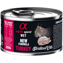 Влажный корм Alpha Spirit Cat Sterilized Turkey для стерилизованных котов с индейкой 200 г (as311162): Тип Влажный корм