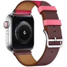 Аксесуар для Watch COTEetCI W36 Short Fashion Leather Band Bordeaux, Rose Extreme with Rose Azalee (WH5260-44-BRR) for Apple Watch 42/44/45/49mm: Виробник COTEetCI