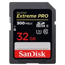 Карта пам'яті SanDisk 32GB SDHC Class 10 UHS-II U3 4K Extreme Pro (SDSDXPK-032G-GN4IN): Тип карти SDHC