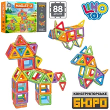 Магнитный конструктор Limo Toy Magnistar 88 деталей (LT105): Количество деталей, шт. 88