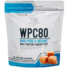 Протеин Bodyperson Labs WPC80 900 g / 30 servings / Сaramel: Вид Сывороточные