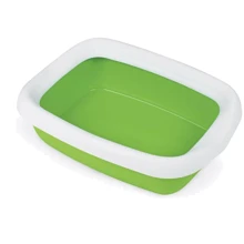 Туалет для котов MPS Beta Green 43x31x12 см зеленый (S08040105): Вид Открытый