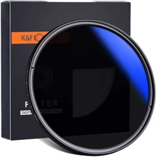Светофильтр K&F Concept 40.5mm ND2-ND400 Blue Coated Slim Variable/Fader NDX (KF01.1395): Тип фильтра нейтрально-серый