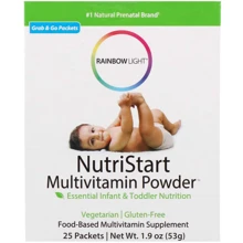 Rainbow Light NutriStart Multivitamin Powder 25 pk box Мультивітамінний порошок для дітей: Тип мультивітаміни
