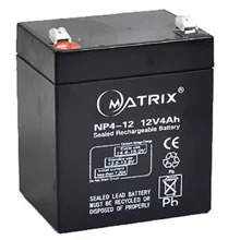 Matrix 12V 4AH (NP4-12): Тип Аккумулятор
