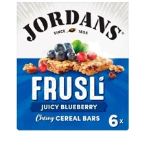 Батончик Jordans Черника злаковый 6 х 30 г (5010477323194): Вес, г 180