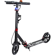 Самокат двухколесный Scale Sports SS-08. Black. Ручной тормоз! Led-фонарик!: Количество колес 2