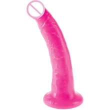 Pipedream Slim Dillio 7 Inch фаллоимитатор на присоске, 17.8х4.1 см, розовый: Назначение Вагинальные