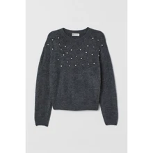 Джемпер H&M 7468610 134-140 см темно-серый: Тип Джемперы