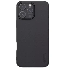 Чехол для iPhone Nillkin Matte Pro Black for iPhone 16 Pro: Цвет черный