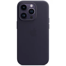 Чохол для iPhone Apple for iPhone 14 Pro Leather Case with MagSafe Ink (MPPJ3) : Колір фиолетовый