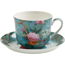 Чашка Maxwell & Williams для чаю з блюдцем Victorian Garden Kilburn порцелянова 17.5х17.5х9 см 480 мл (WK05300): Тип Чашка c блюдцем для чая